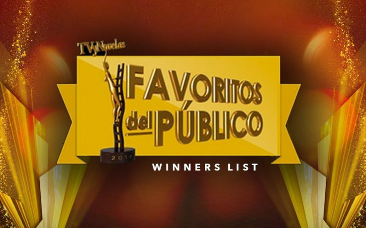 Premios TVyNovelas 2014 Favoritos Del Público Winners