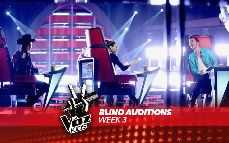 'La Voz Kids' Season 2, Blind Auditions Week 3