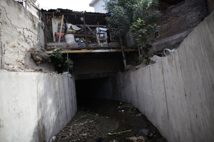 A tunnel underneath one of El Chapo's houses.