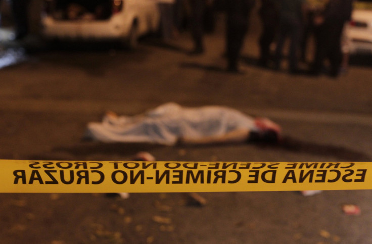 A murder victim in Honduras.