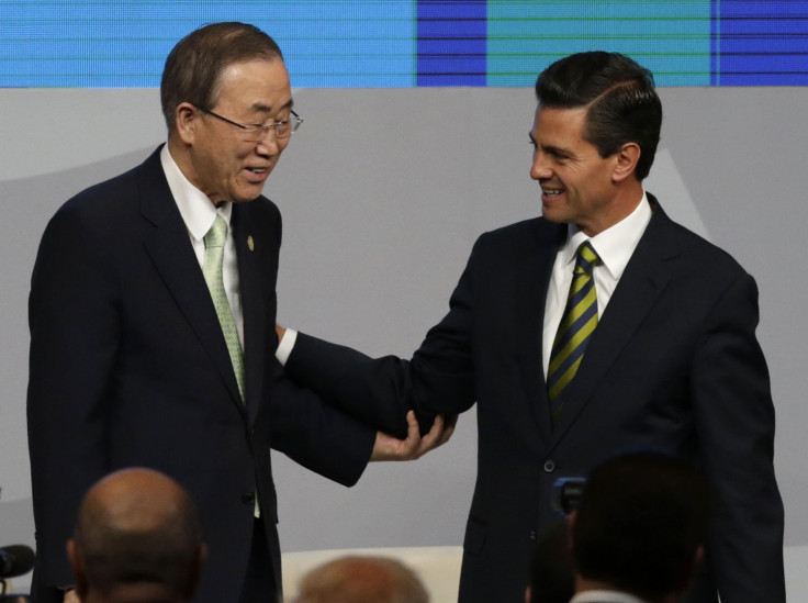 Enrique Peña Nieto, Ban Ki-moon