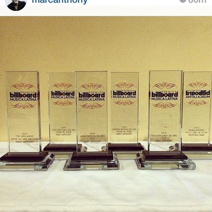 Marc Anthony Won Six Latin Billboard Awards