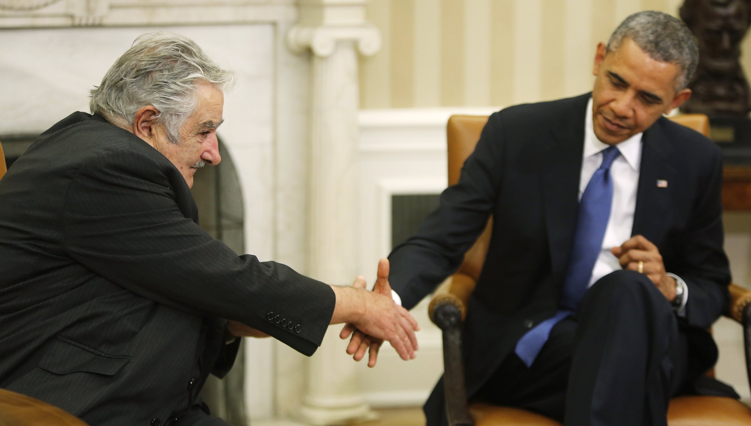 Uruguayan President José Mujica Meets ‘Consistently Impressed’ Obama At 