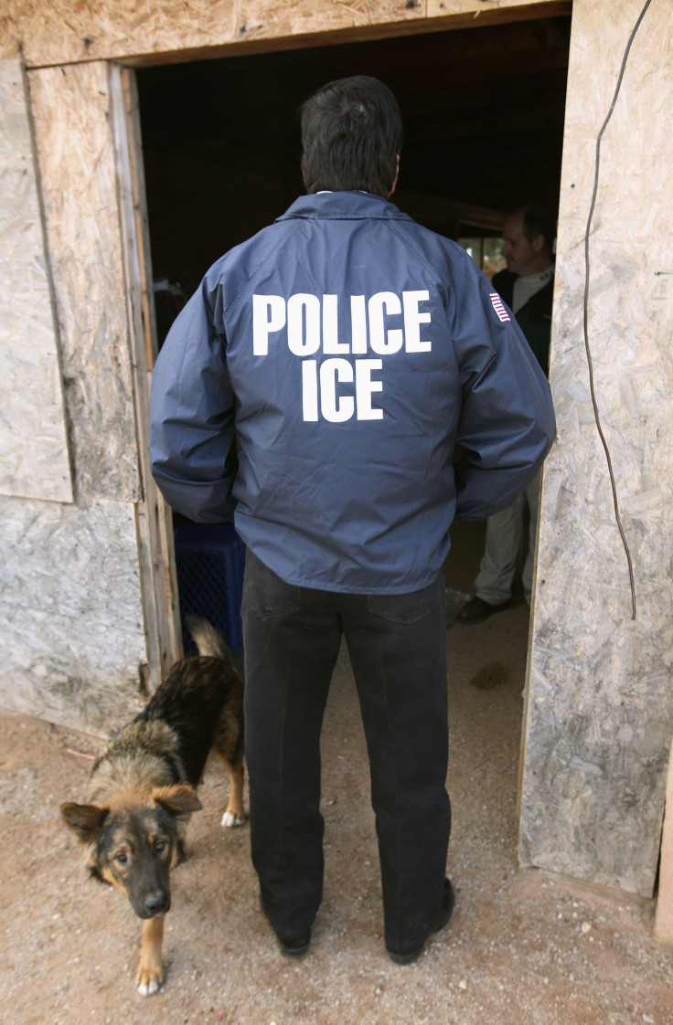 An ICE agent in 2007.