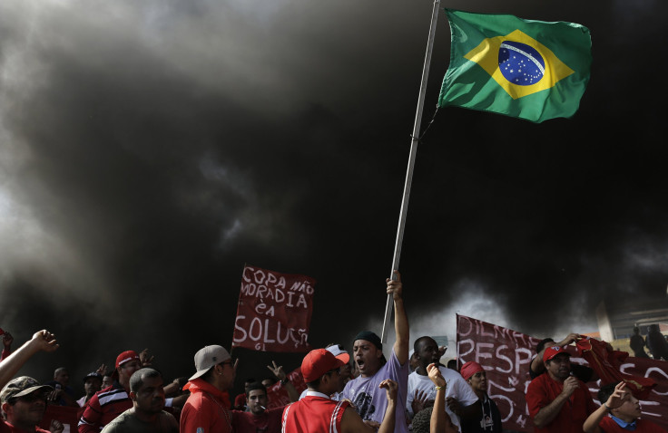 Brazilian protestors.