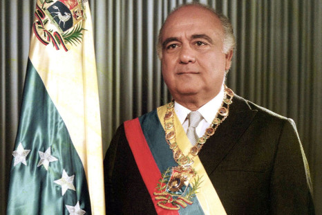 Lusinchi in a presidential photo from 1984.