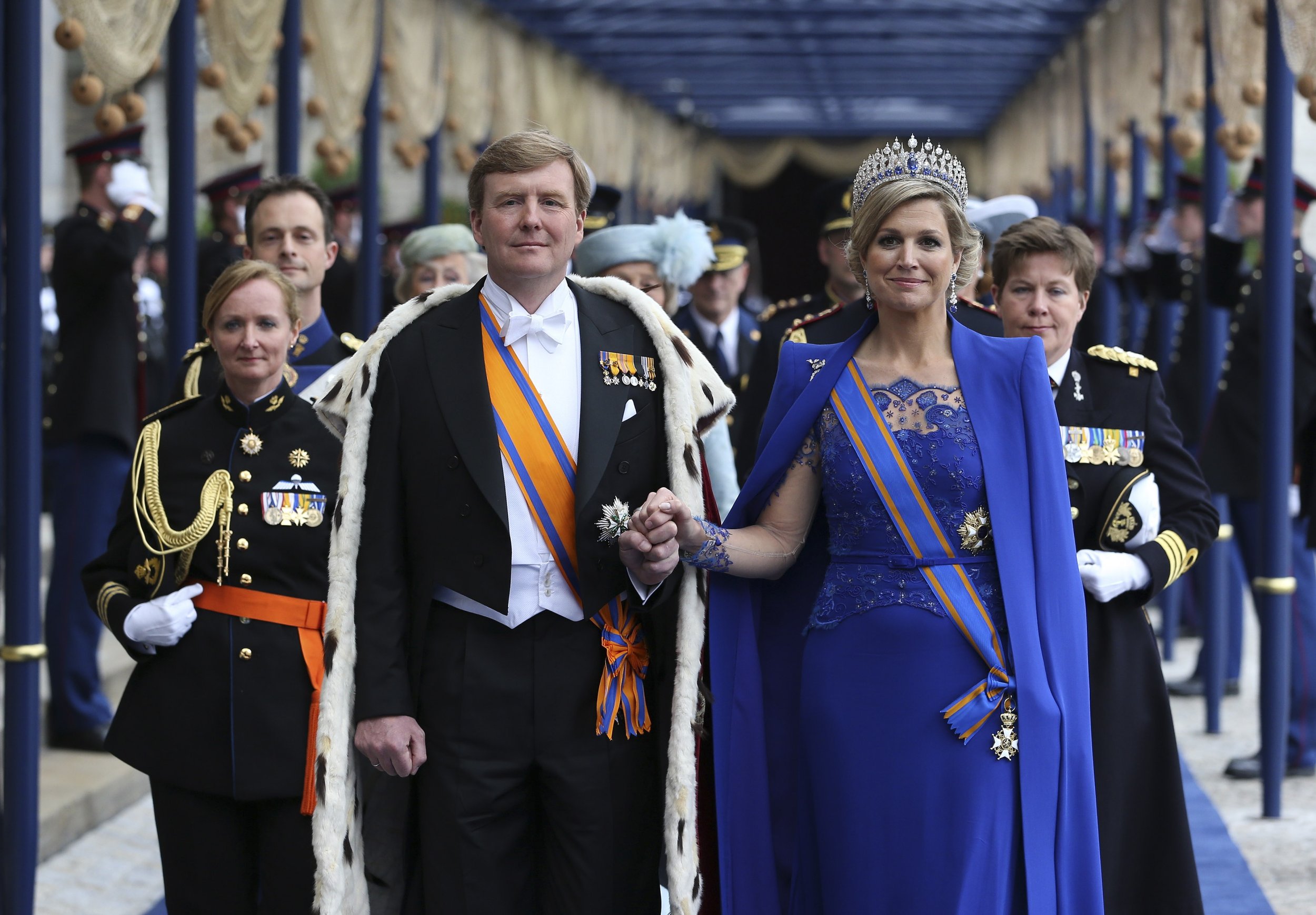 King Willem-Alexander and Queen Mxima of the Netherlands