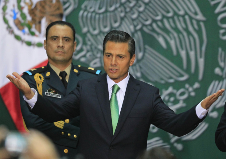 Pena Nieto in December.