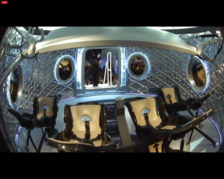 SpaceX Dragon Space ship interior