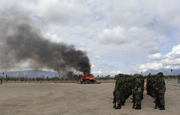 Mexican soldiers in Monterrey in 2012.