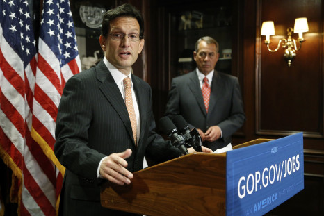 Cantor and Boehner in May.