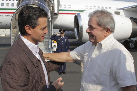 Pena Nieto and Lula in April 2013.