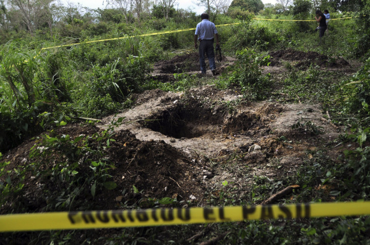 A clandestine grave found in 2012 in Veracruz.