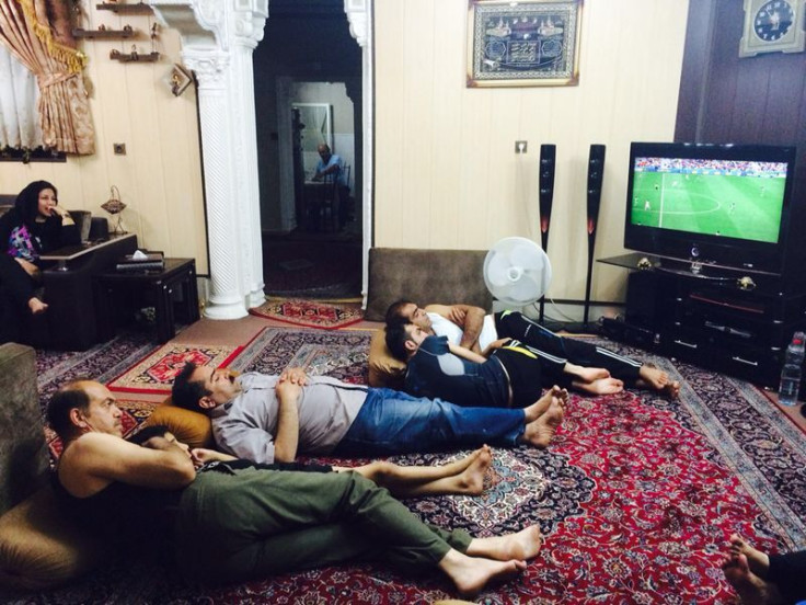 Iran watching game