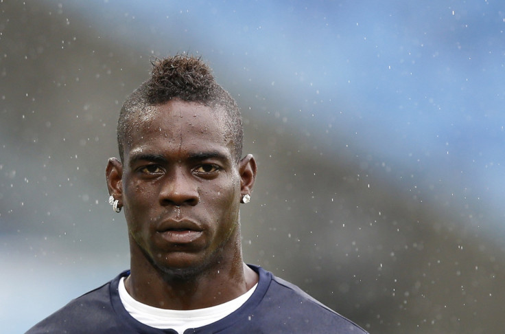 Mario Balotelli before Uruguay match