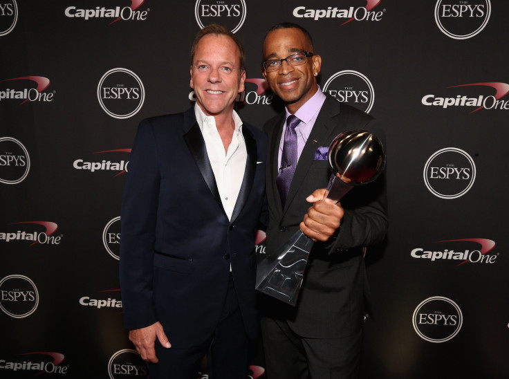 Kiefer Sutherland and Stuart Scott