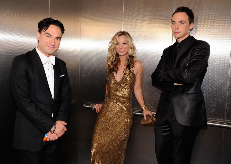 Johnny Galecki, Kaley Cuoco and Jim Parsons