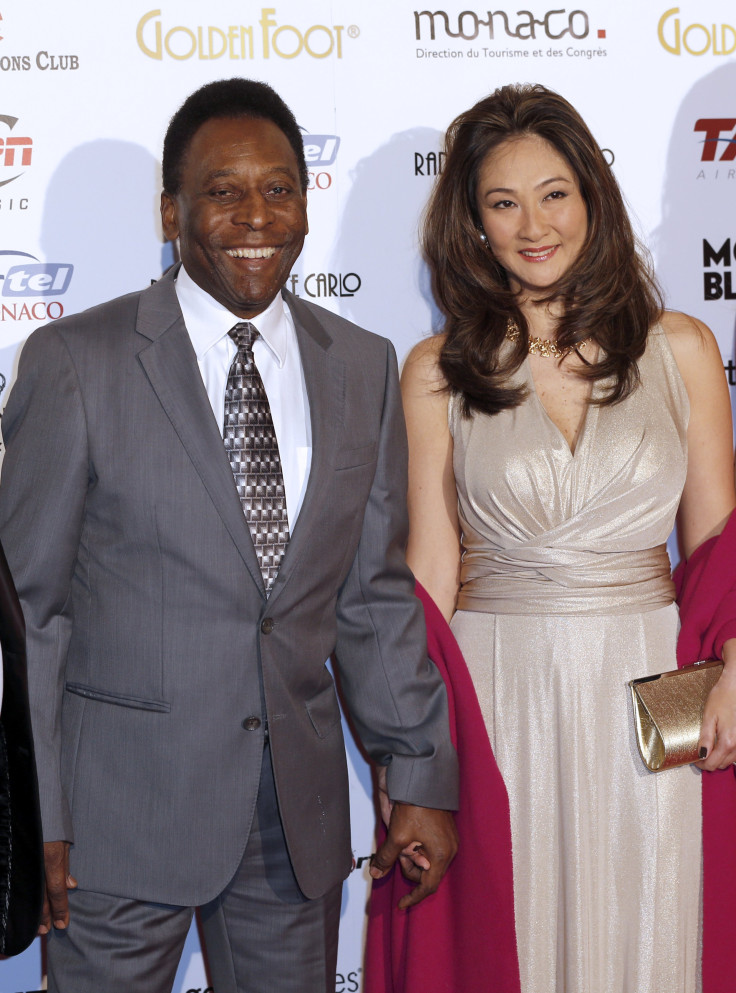Pele and Marcia Aoki
