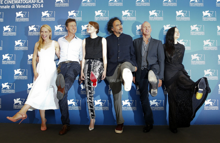 Alejandro González Iñárritu with 'Birdman' cast at Venice International Film Festival  