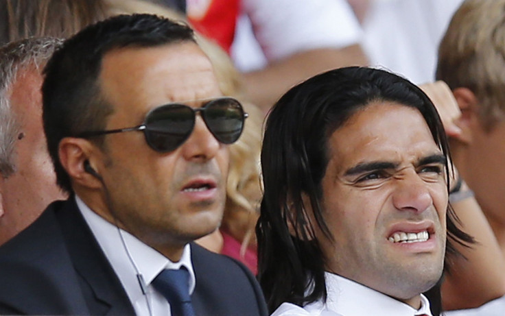 Radamel Falcao and agent