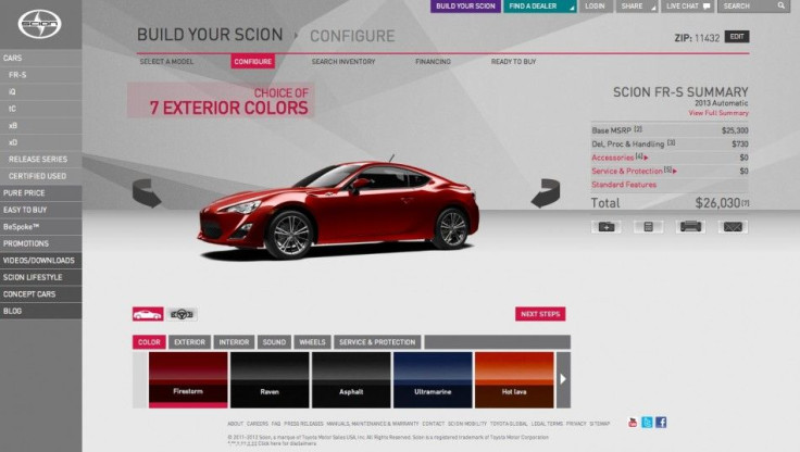 Scion Configurator