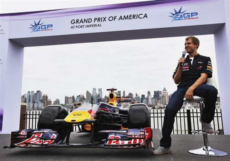 Sebastian Vettel at Weehawken, NJ