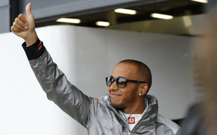 Lewis Hamilton at Silverstone