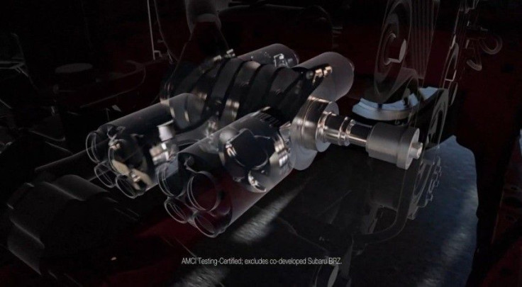 Scion FR-S engine cutaway