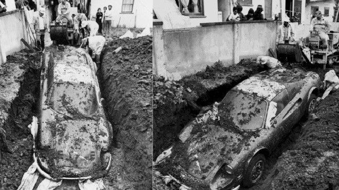 Buried Ferrari