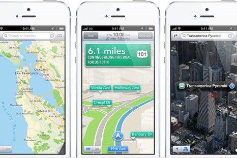 Apple iPhone 5 and iOS6 Apple Maps app