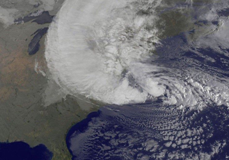 Hurricane Sandy Satellite Image