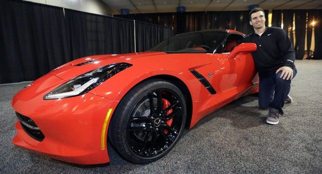 Joe Flacco and Corvette Stingray