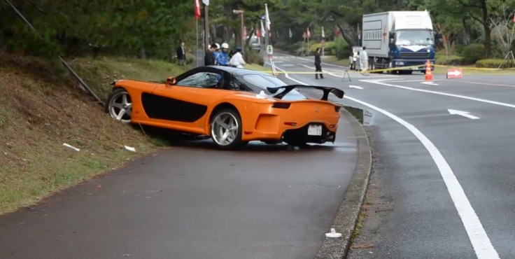 Mazda RX-7 Veilside Fortune crash tokyo drift