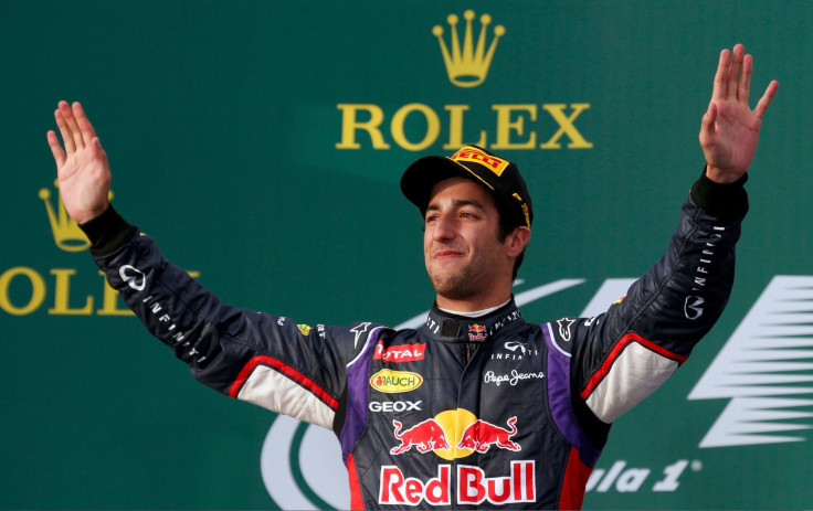 daniel ricciardo australian gp formula 1 2014 podium