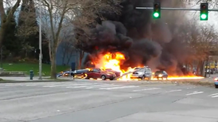 space needle helicopter crash