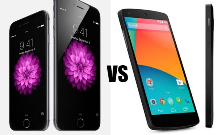 iPhone 6 vs. iPhone 6 Plus vs. Nexus 6