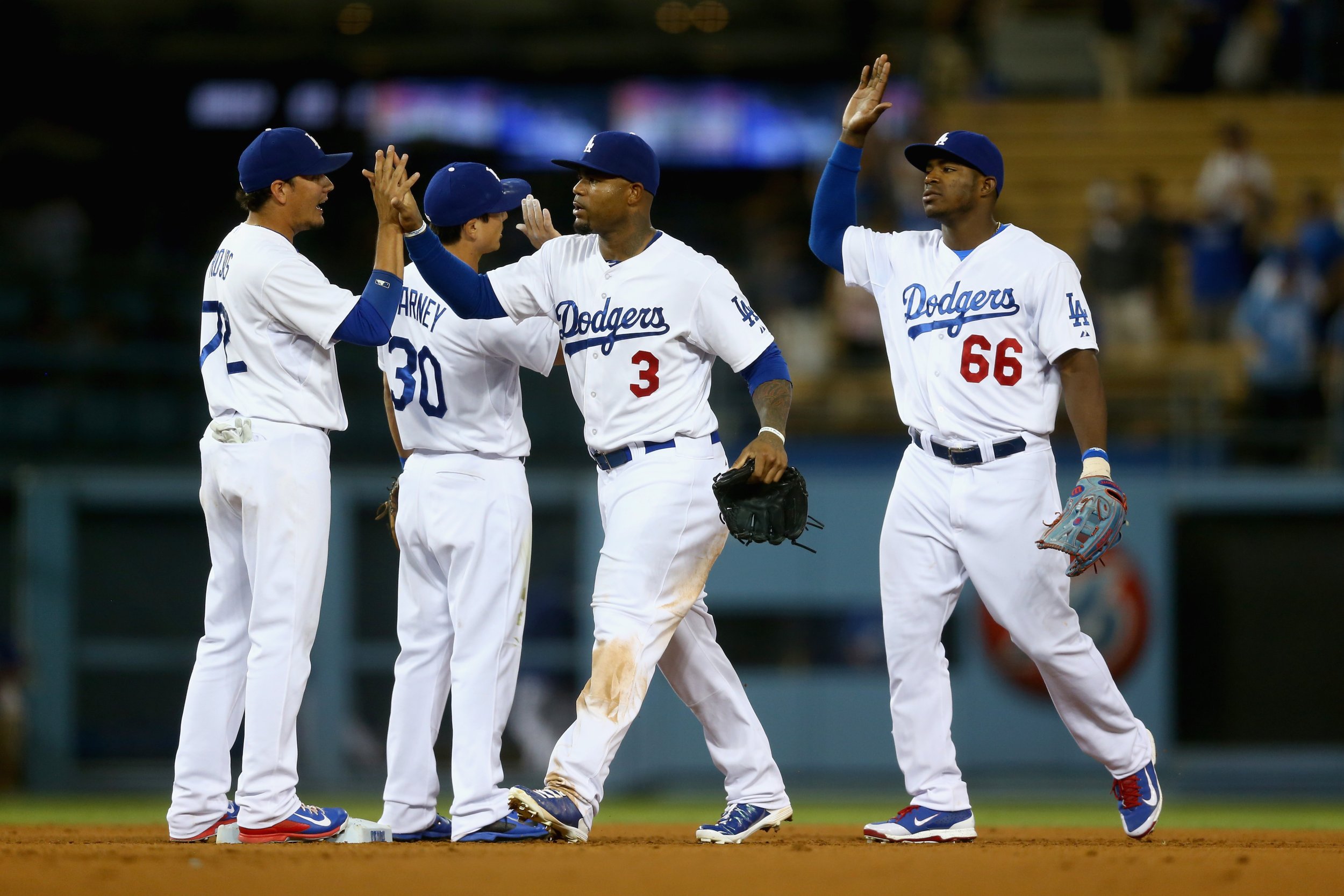 Dodgers Vs. Padres Carl Crawford Has Three Doubles; Ramirez Knocks In