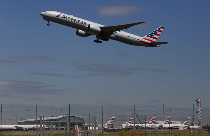 American Airlines plane.