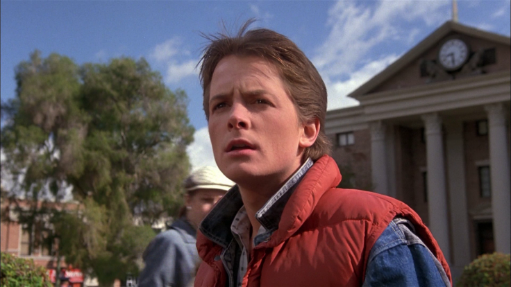 Michael J Fox is Marty McFly in 'Back To The Future'