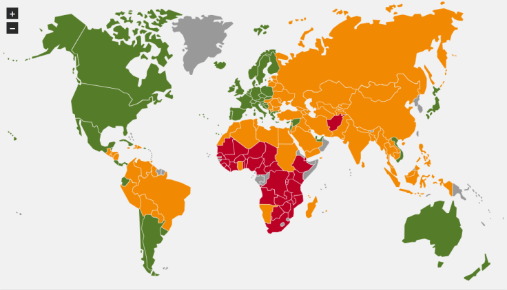 Happy Planet Index Life Expectancy map