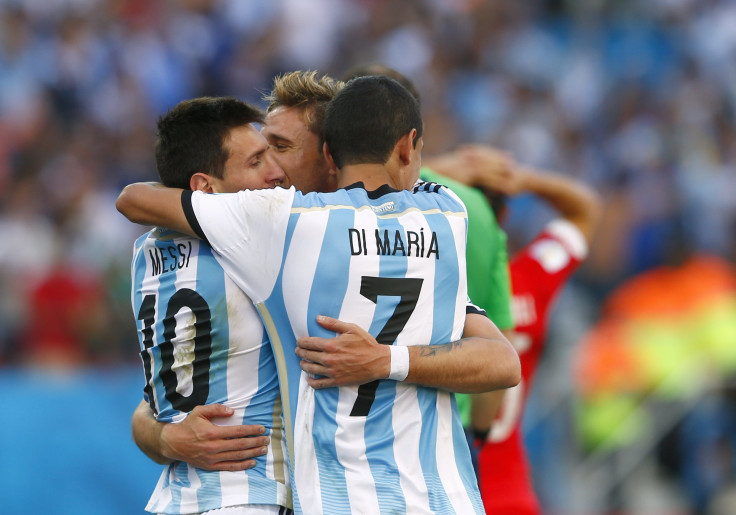 Lionel Messi and Angel Di Maria