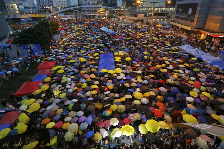 Hong Kong umbrellas