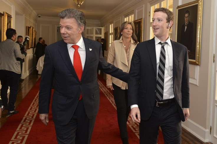 zuckerberg in colombia