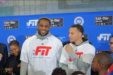 Lebron James and Stephen Curry 