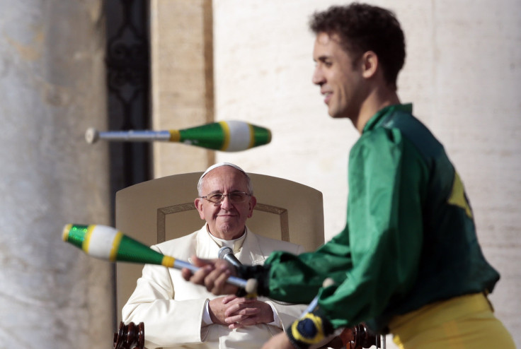 Pope Green Juggler Not St. Patrick's Day