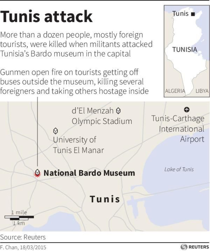 tunisia attack locator map