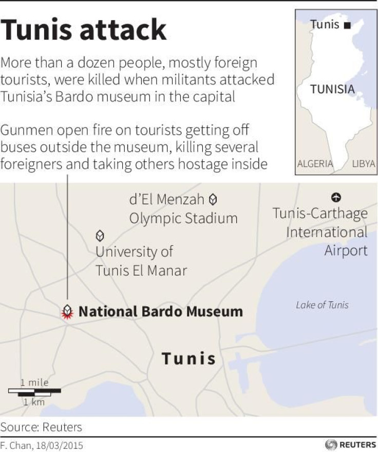 tunisia attack locator map