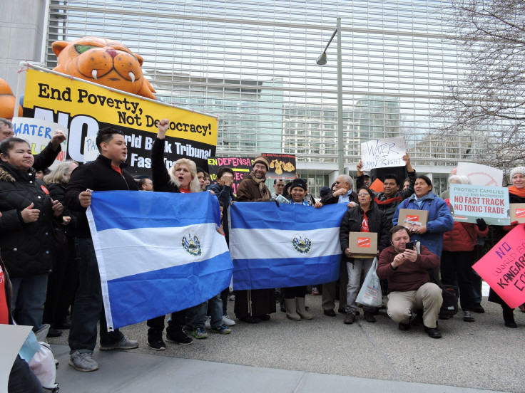 EL SALVADOR OCEANAGOLD PROTEST