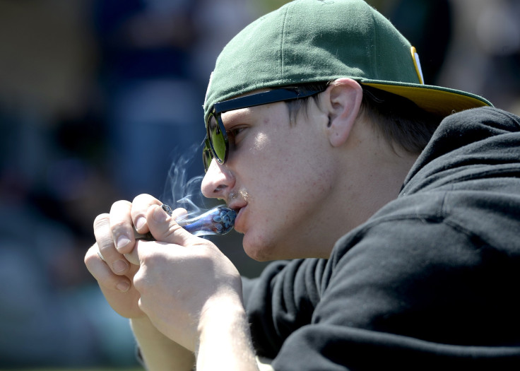 White Guy Smoking Pot