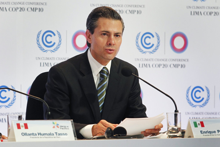 Enrique Pena Nieto climate speech